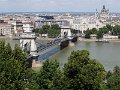 Budapest latkepe a varbol - Lanchid-Gresham-palota-Bazilika
